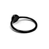 Minimalist/Dainty Stainless-Steel Mood Ring (Black) - Ello Elli Online Store