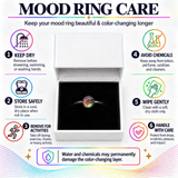 1.5mm Dainty Color Changing Stainless Steel Mood Ring (Black)