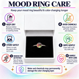 1.5mm Dainty Color Changing Stainless Steel Mood Ring (Silver)