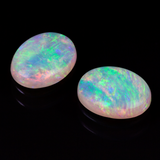 Created Opal Stainless-Steel Ring