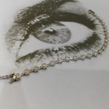 Ello Elli Moissanite Sterling Silver Tennis Bracelet for Women - 2.5mm D Color VVS Stones - 4.5mm Hex Bezel Setting - Dual Safeties - Luxury Gift Box