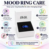 6mm Color Changing Stainless Steel Mood Ring (Black)
