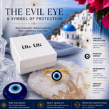 8mm Evil Eye Dainty Gold Tone Ring