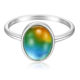 Ello Elli 1.5mm Oval Stainless-Steel Mood Ring