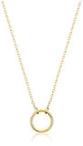 Dainty Circle Necklace (Gold)