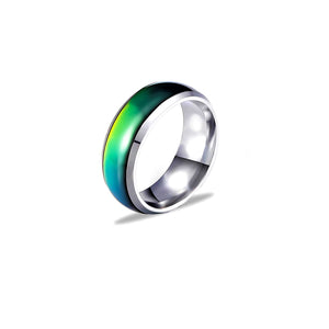 Color Changing Mens Mood Ring (Silver) - Ello Elli Online Store